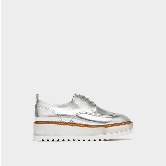 Zara silver platform shoes - Picture 3 of 8